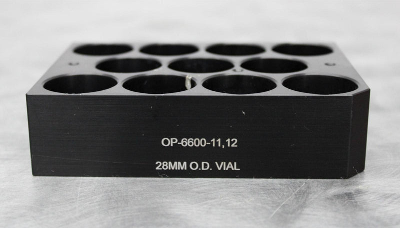 OptiChem OP-6600-11,12 28mm O.D. Vial Tube Holder f/ Centrifugal Vac Evaporators