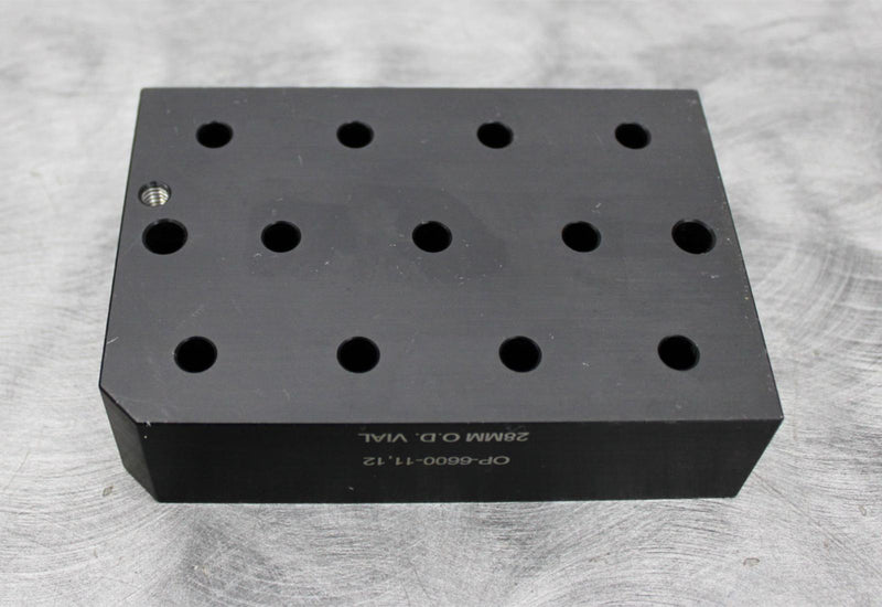 OptiChem OP-6600-11,12 28mm O.D. Vial Tube Holder f/ Centrifugal Vac Evaporators
