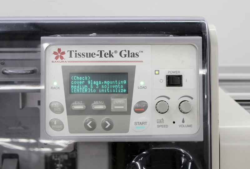 Sakura Tissue-Tek Prisma-A1D Stainer Glas g2 Coverslipper AutoSection Microtome