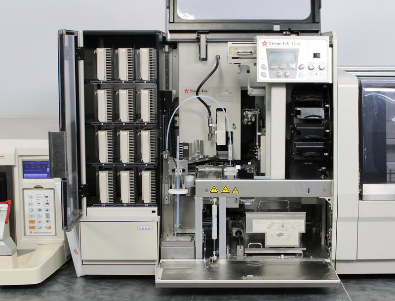 Sakura Tissue-Tek Prisma-A1D Stainer Glas g2 Coverslipper AutoSection Microtome