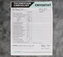 Thermo Scientific Microm HM 550 PD Cryostat Microtome Technician Checklist