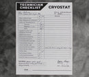 Sakura Tissue-Tek Cryo3 Flex D 6201 Microtome Cryostat Technician Checklist