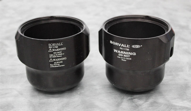 x2 Sorvall/DuPont 11788 Centrifuge Rotor Swing-Buckets 750mL for RT6000B Rotors