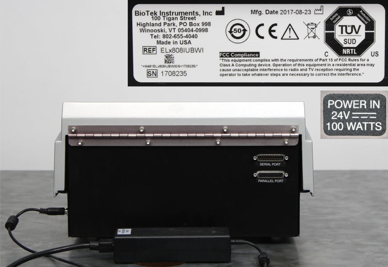 BioTek Lonza ELx808LBS Absorbance Incubating Microplate Reader ELx808IUBWI