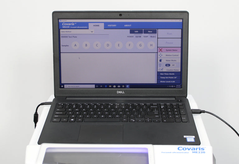 Covaris ME220 Focused-Ultrasonicator with Laptop and SonoLab 8 Software