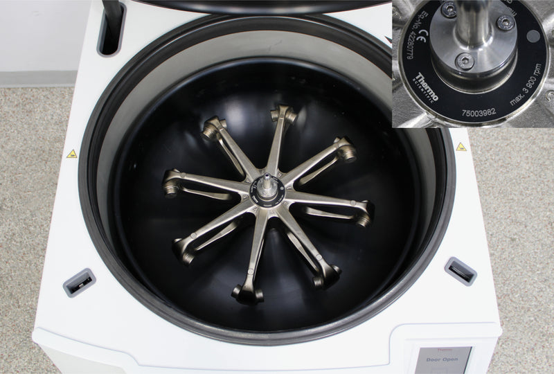 Thermo Sorvall BIOS 16 Low-Speed Floor Centrifuge 75007685 and 2000mL BIOS Rotor