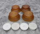x4 Sorvall 76976 Sealing Caps for 1000mL PP Centrifuge Bottles