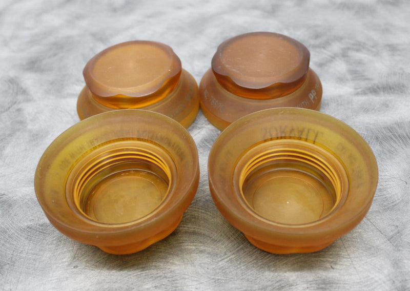 x4 Sorvall 76976 Sealing Caps for 1000mL PP Centrifuge Bottles
