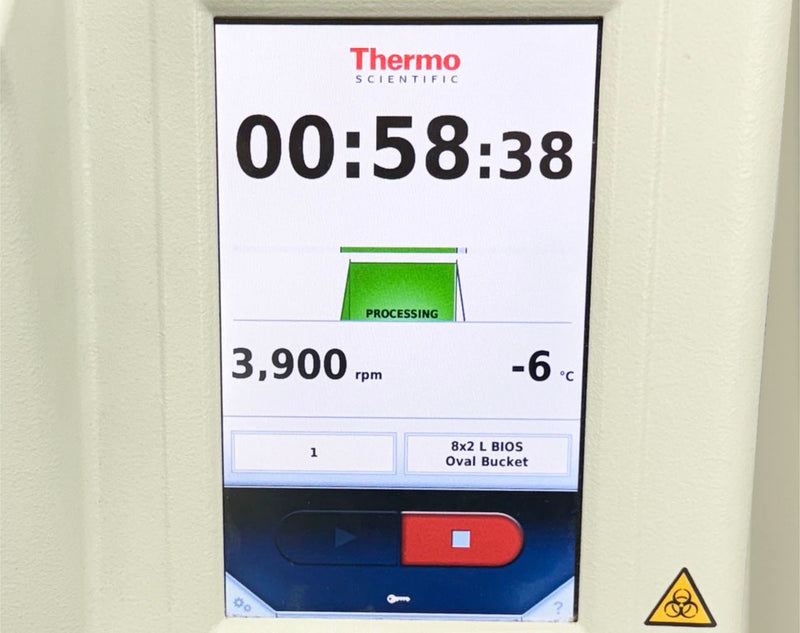 Thermo Sorvall BIOS 16 Low-Speed Floor Centrifuge 75007685 & 2000mL BIOS Rotor