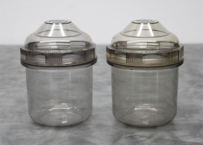 x2 Beckman Coulter 359232 Centrifuge Rotor Aerosolve Canisters & Lids for GH-3.8