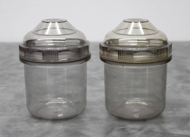 x2 Beckman Coulter 359232 Centrifuge Rotor Aerosolve Canisters & Lids for GH-3.8