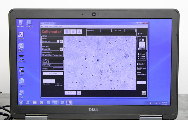 Nexcelom Bioscience Cellometer Vision Trio Cell Profiler w/ Laptop
