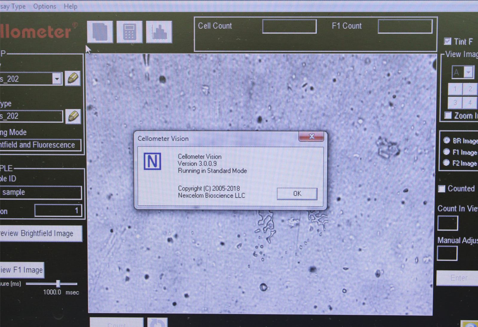 Cellometer Visual Nexcelom Bioscience Cellometer Vision Trio Cell Profiler with Laptop