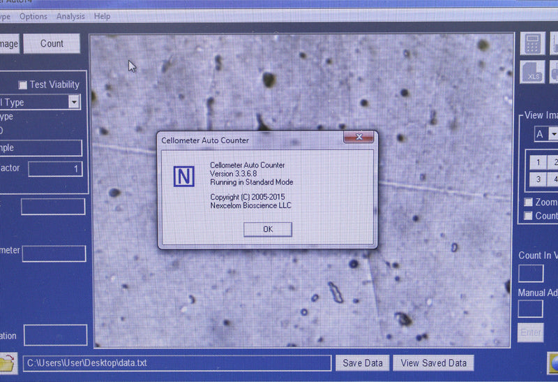 Nexcelom Bioscience Cellometer Auto T4 Plus Cell Counter and Laptop