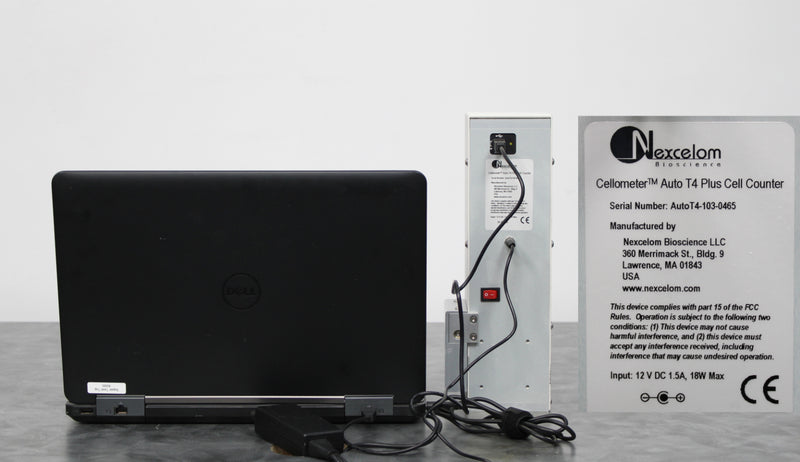 Nexcelom Bioscience Cellometer Auto T4 Plus Cell Counter and Laptop