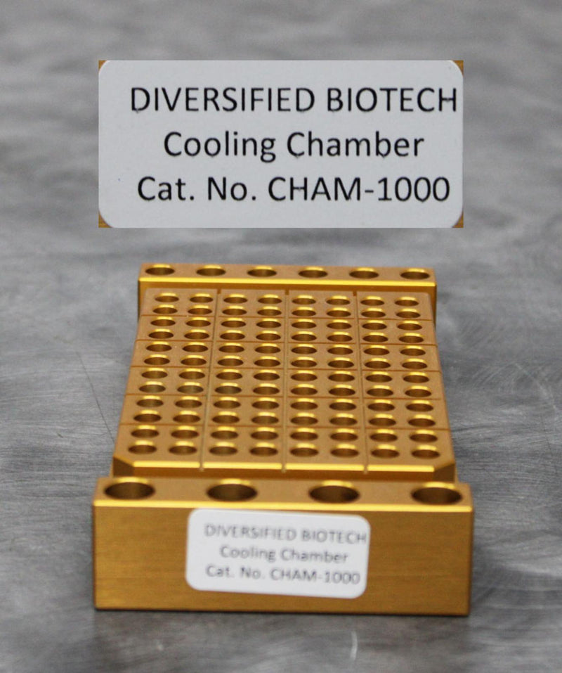 Diversified Biotech CHAM-1000 Aluminum Cooling Chamber Block for 0.2 mL Tubes