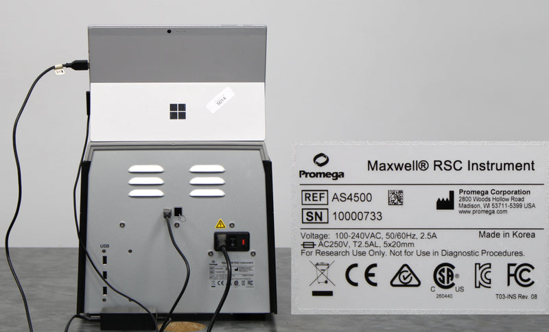 Promega Maxwell RSC AS4500 Automated Nucleic Acid Purification with Tablet