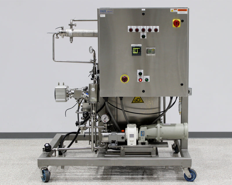 GEA Niro Soavi NS3006H 2-Stage High-Pressure Homogenizer 32 GPH 15000 PSI 3-A