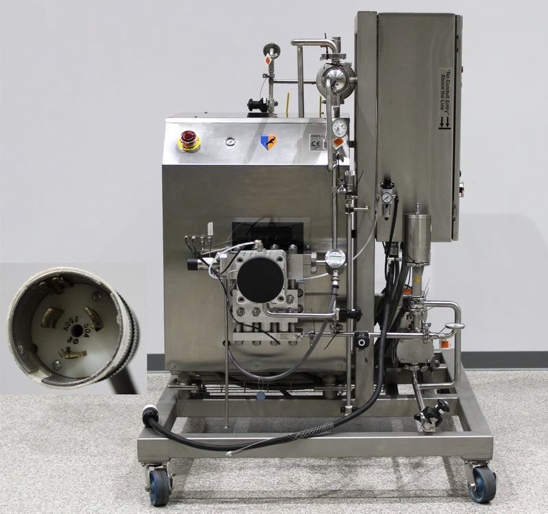 GEA Niro Soavi NS3006H 2-Stage High-Pressure Homogenizer 32 GPH 15000 PSI 3-A