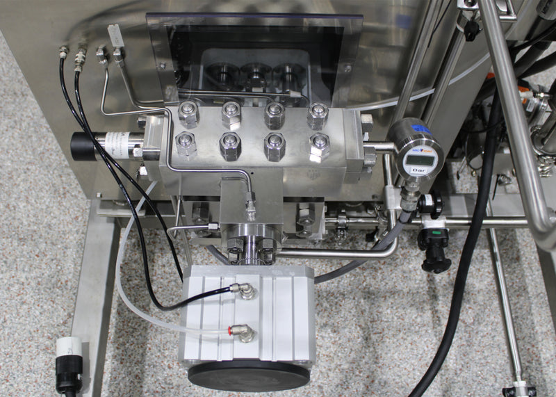 GEA Niro Soavi NS3006H 2-Stage High-Pressure Homogenizer 32 GPH 15000 PSI 3-A