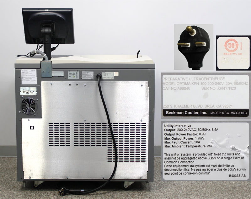 Beckman Coulter Optima XPN-100 Floor Ultracentrifuge A99846 and SW 28 Rotor