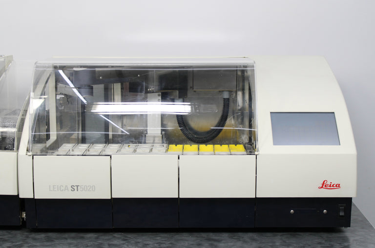 Leica ST5020 Automated Slide Stainer with CV5030 Coverslipper & Transfer Station
