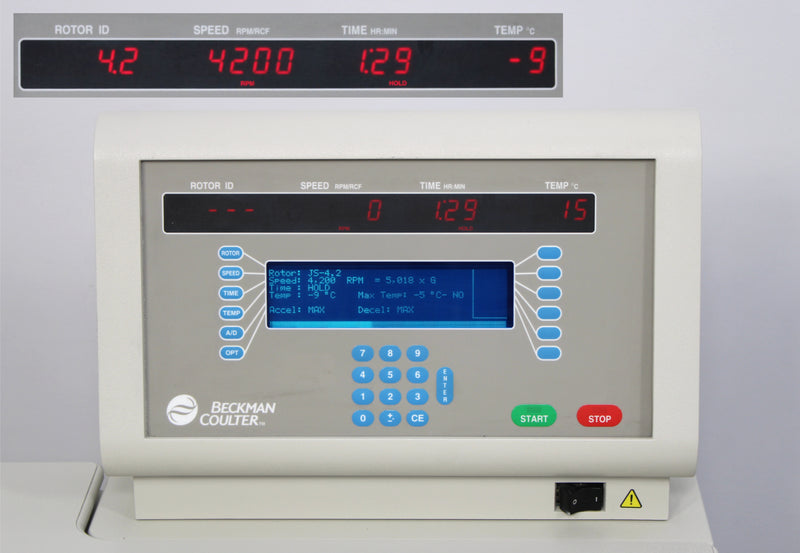 Beckman Coulter Avanti J-HC High-Capacity Floor Centrifuge with JS-4.2 Rotor