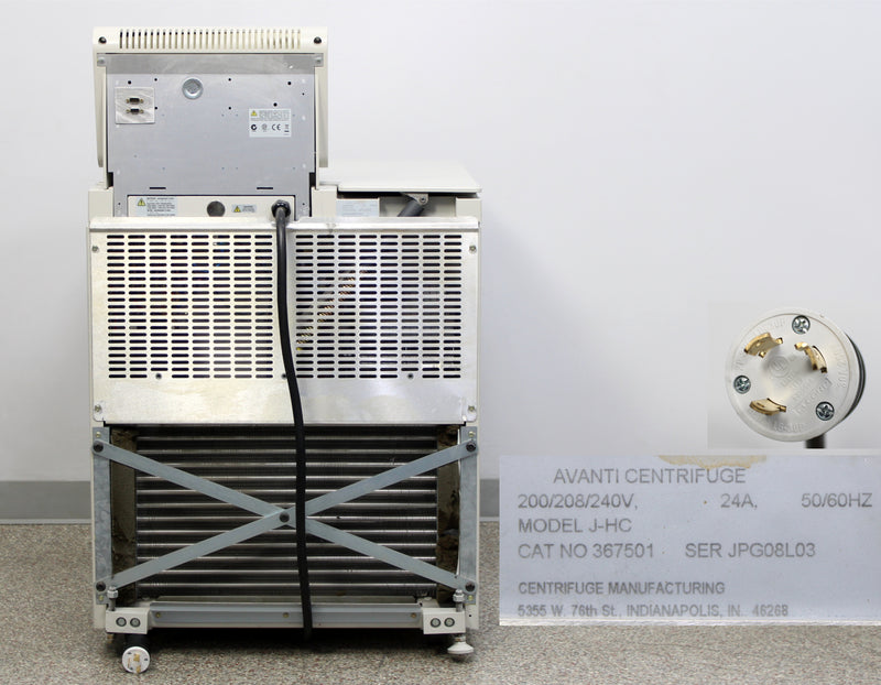 Beckman Coulter Avanti J-HC High-Capacity Floor Centrifuge with JS-4.2 Rotor