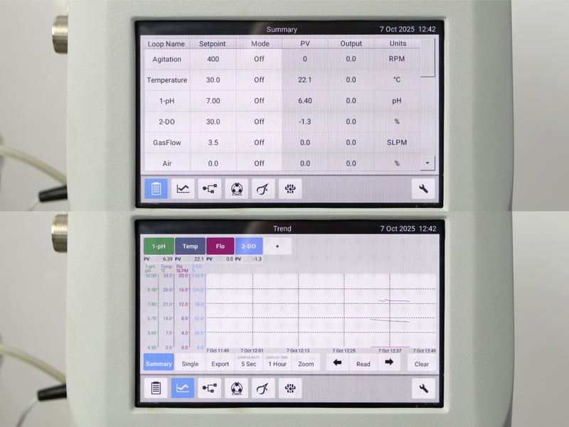 Eppendorf BioFlo 120 Bioprocess Controller with Glass Vessel Bioreactor