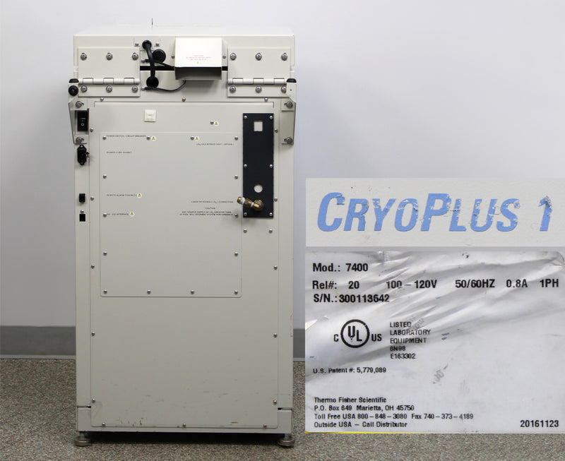 Thermo Scientific 7400 CryoPlus 1 Liquid Nitrogen Cold Storage 90 Liter System