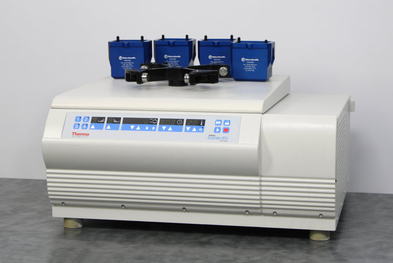 Thermo Sorvall Legend RT+ Refrigerated Benchtop Centrifuge with #4393 Rotor