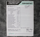 Thermo Scientific Microm HM 550 P Microtome Cryostat Technician Checklist