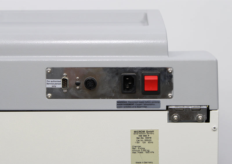 Thermo Scientific Microm HM 550 P Microtome Cryostat Ports