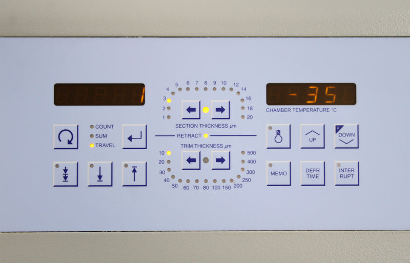 Thermo Scientific Microm HM 525 U Microtome Cryostat Control Panel