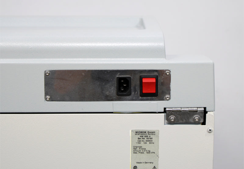 Thermo Scientific Microm HM 525 U Microtome Cryostat Ports