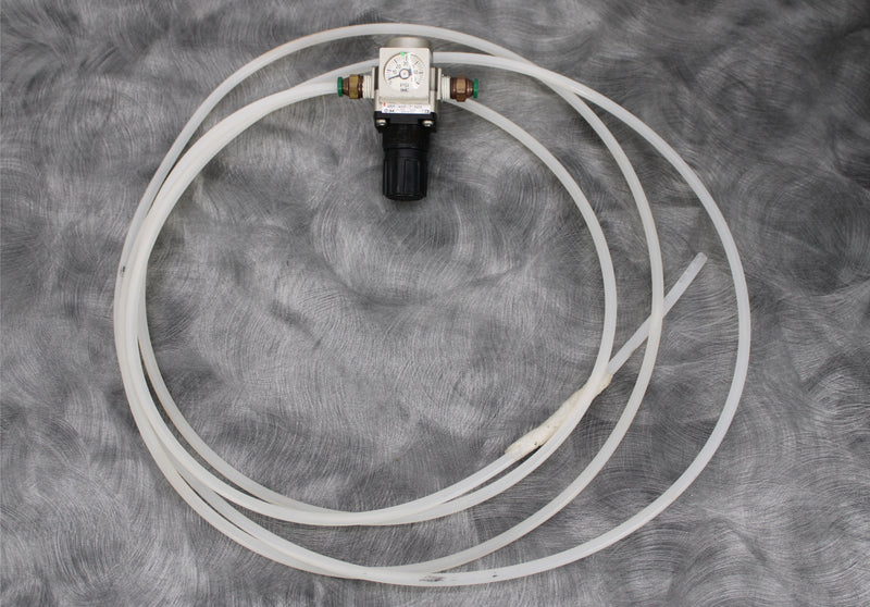 Regulator with Tubing Installed