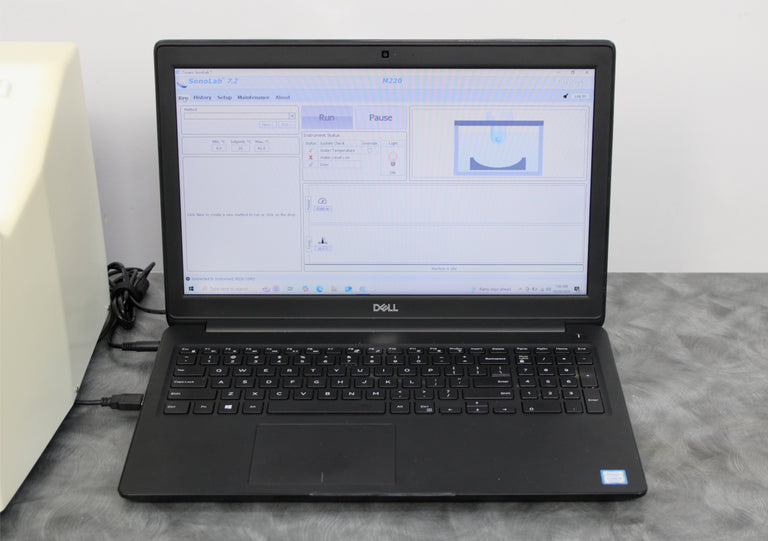 Covaris M220 Focused-Ultrasonicator and Laptop with SonoLab 7