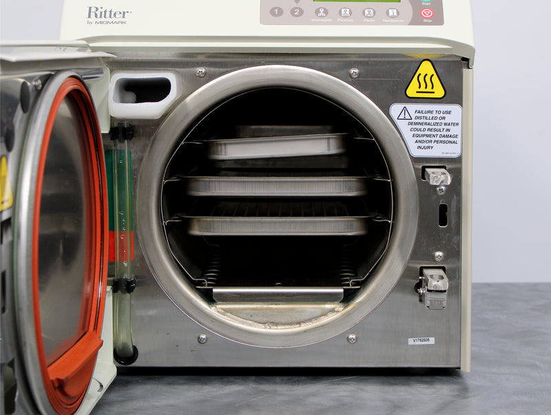 Midmark Ritter M9D AutoClave Automatic Steam Sterilizer M9D-022 and 3 Trays