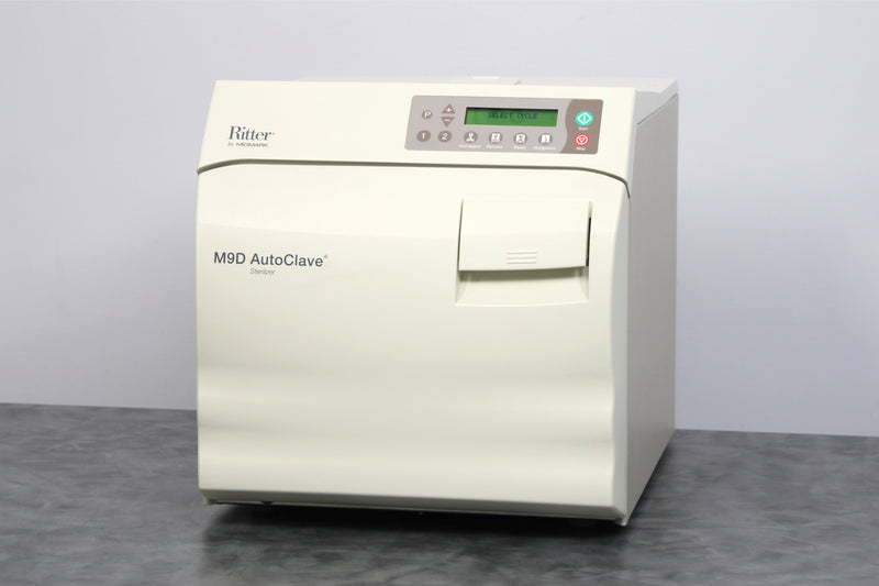 Midmark Ritter M9D AutoClave Automatic Steam Sterilizer M9D-022 with 4 Trays