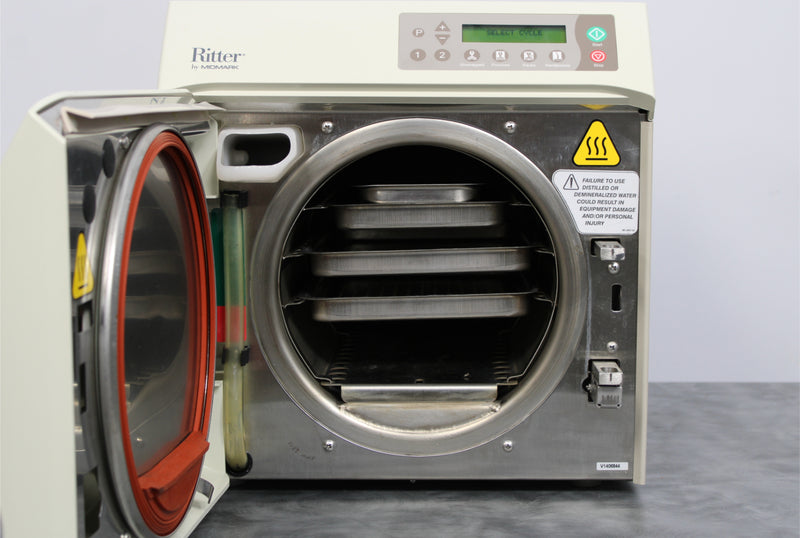 Midmark Ritter M9D AutoClave Automatic Steam Sterilizer M9D-022 with 4 Trays