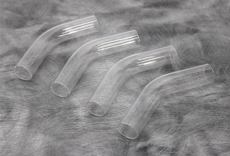 x4 Labconco 45° Borosilicate Glass 3/4” Freeze Dry Flask Adapters 7545800