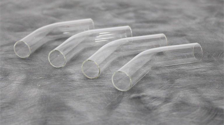 x4 Labconco 45° Borosilicate Glass 3/4” Freeze Dry Flask Adapters 7545800