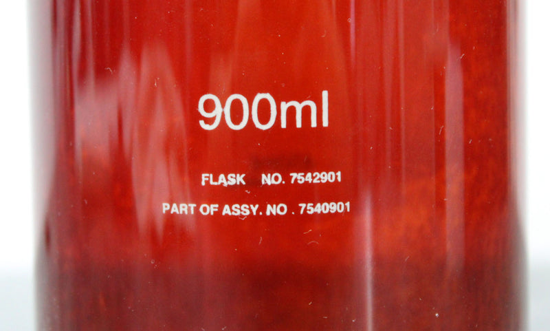 Labconco 7542901 Amber Fast-Freeze Flask 900mL with Cap and SS 45º Adapter