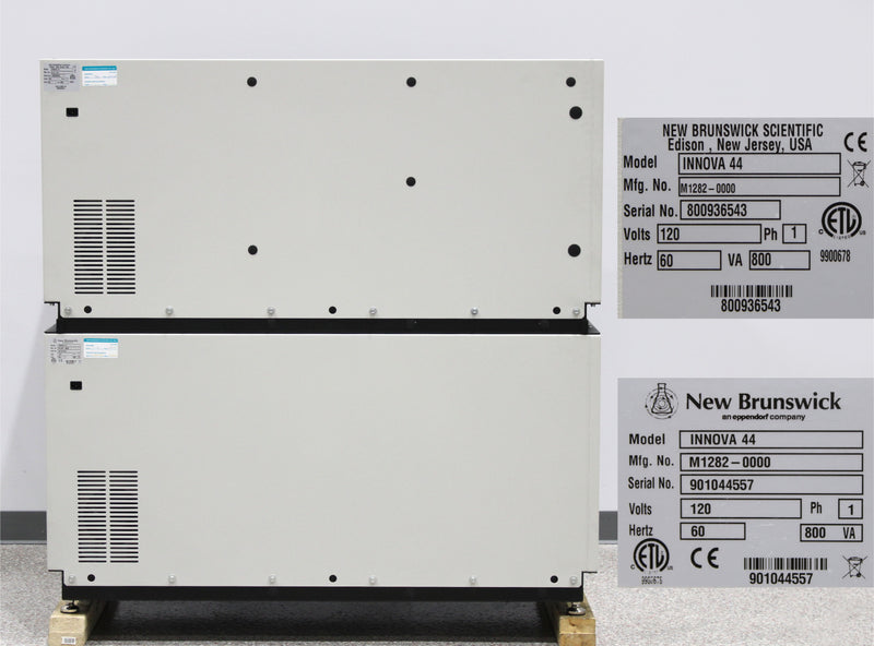 New Brunswick Scientific Innova 44 Stacked Incubator Shakers M1282-0000