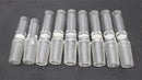 x9 A&C Glass EC Extra Coarse Slit Fritted Hose Adapters Assorted 12 x 15mm