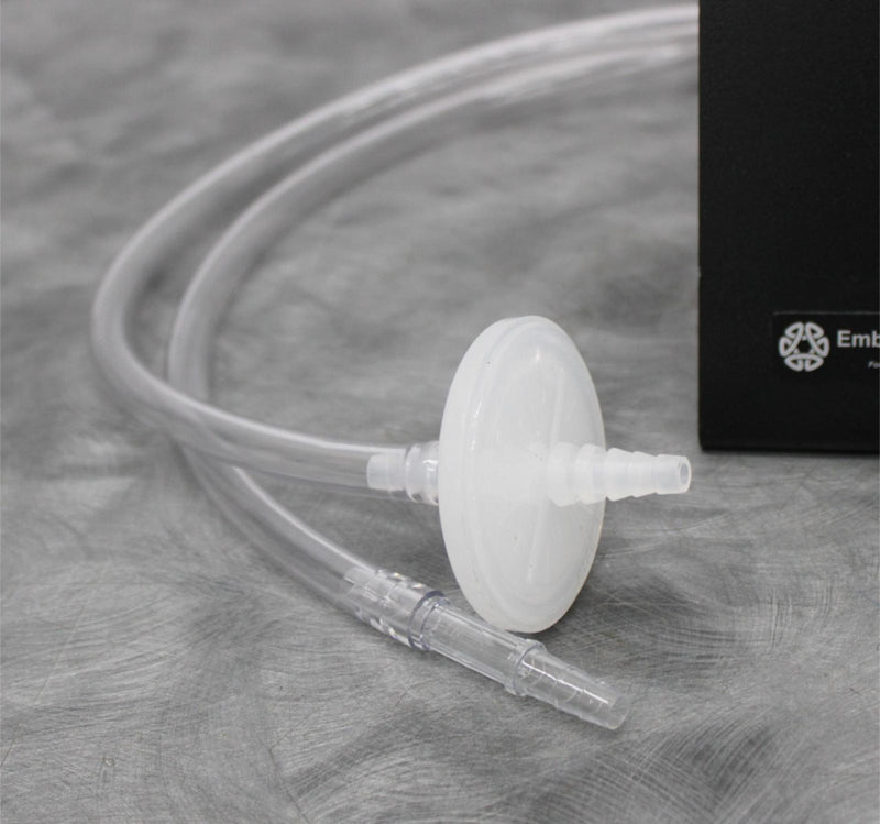 Embrient SFM-3001 Single Flow Meter with Tubing and Air Filter