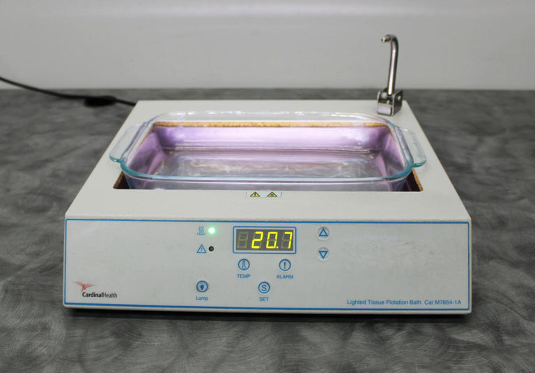 Cardinal Health M7654-1A Lighted Tissue Water Bath with Glass Dish