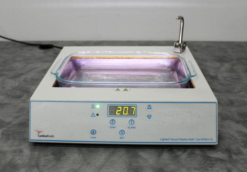 Cardinal Health M7654-1A Lighted Tissue Water Bath with Glass Dish