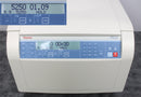 Thermo Scientific Sorvall Legend X1 Benchtop Centrifuge control panel and screen