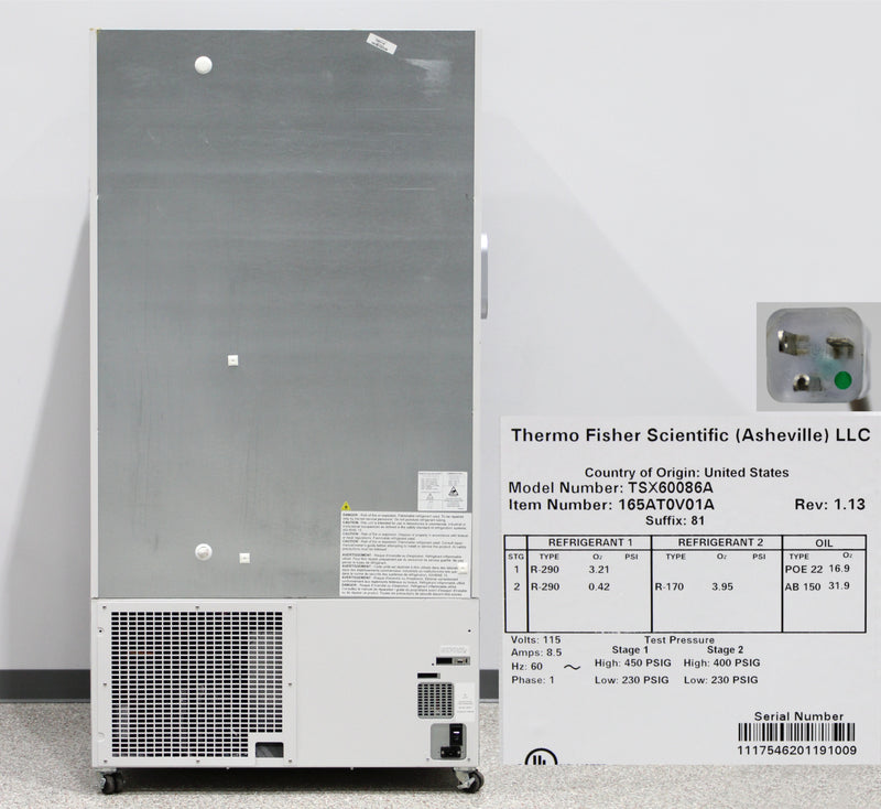 Thermo Scientific TSX Series TSX60086A Upright ULT Ultra-Low Temperature Freezer
